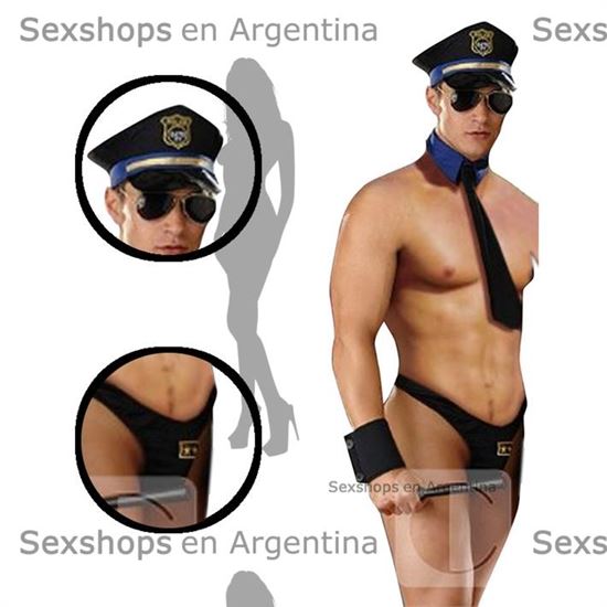 Disfraz masculino de policia sexy